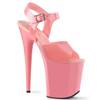 Pleaser - FLAMINGO808N Sandale à bride à la cheville, Pole dance chaussures - Chaussures de pole dance - Rose Product image